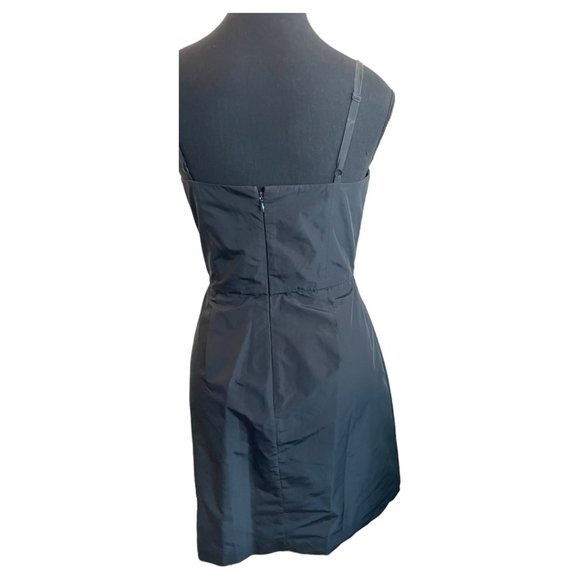 BCBG MAXAZRIA black ruffled cocktail dress - Picture 2 of 4